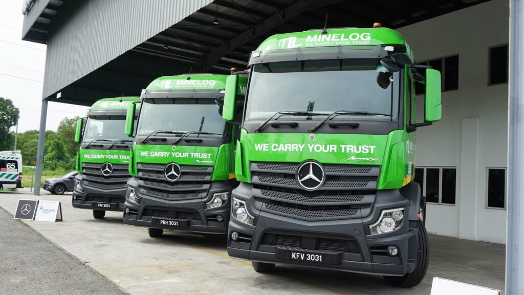 Minelog Boosts its Fleet with 8 New Trucks